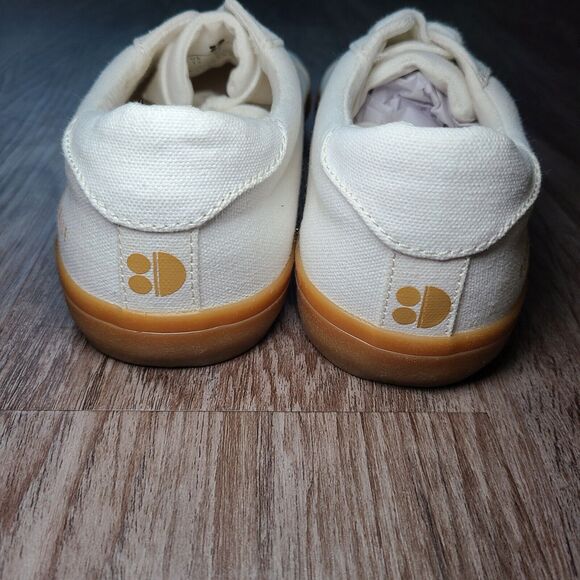 Dot Dot Smile Girls White Canvas Low Rise Sneakers Shoes Youth Size 12 Womens 10 - Picture 8 of 11